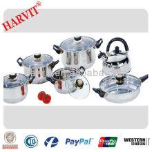 12pcs Edelstahl Geschirr Set